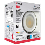 7.5w LED Directional Retrofit Downlight 4 in. CCT Tunable 60 deg.  120v_5