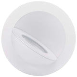 9w CCT Tunable LED Direct Wire Downlight 4-in Round Remote Driver White - BulbAmerica