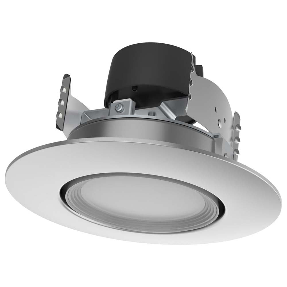 7.5w LED Direct Wire Downlight 120v CCT Tunable Brushed Nickel Finish
