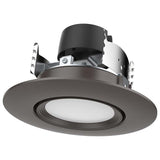 7.5w LED Direct Wire Downlight 120v CCT Tunable Bronze Finish