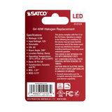 Satco 4.5w Mini LED Bi Pin G4 Base 12v 5000K Clear Finish Bulb - BulbAmerica