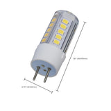 Satco 4.5w Mini LED Bi Pin GY6.35 Base 12v 5000K Clear Finish Bulb_1