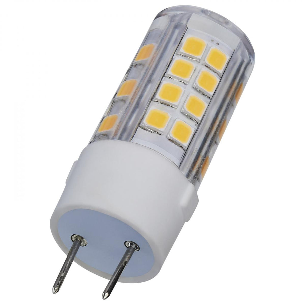 Satco 4.5w Mini LED Bi Pin G8 Base 120v 3000K Clear Finish Bulb