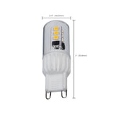 Satco 3.5w Mini LED G9 Double Loop Base 120v 3000K Clear Finish Bulb_1