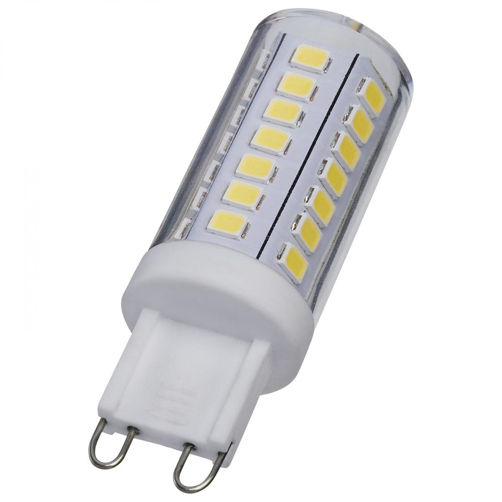 Led Double Loop Satco 5w Mini LED G9 Double Loop Base 120v 5000K Clear Finish Bulb ...