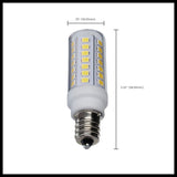 Satco 5w Mini LED E12 Candelabra Base 120v 5000K Clear Finish Bulb_1