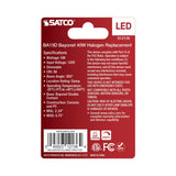 Satco 5w Mini LED BA15d Bayonet Double Contact Base120v 3000K Clear Finish Bulb - BulbAmerica
