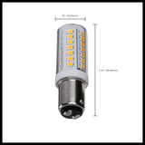 Satco 5w Mini LED BA15d Bayonet Double Contact Base120v 3000K Clear Finish Bulb_1