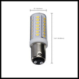 Satco 5w Mini LED BA15d Bayonet Double Contact Base120v 5000K Clear Finish Bulb_1