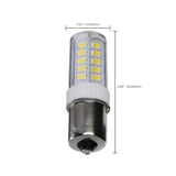 Satco 4.5w Mini LED BA15s Bayonet Single Contact 12v 3000K Clear Finish Bulb_1