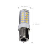 Satco 4.5w Mini LED BA15s Bayonet Single Contact 12v 5000K Clear Finish Bulb_1