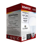 Satco 9.5w LED A19 CCT Selectable Medium Base 120v Bulb - BulbAmerica
