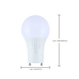 Satco 9.5w LED A19 CCT Selectable GU24 Base 120v Bulb_2