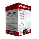 Satco 11.5w LED A19 CCT Selectable Medium Base 120v Bulb - BulbAmerica