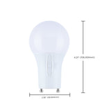 Satco 11.5w LED A19 CCT Selectable GU24 Base 120v Bulb_2