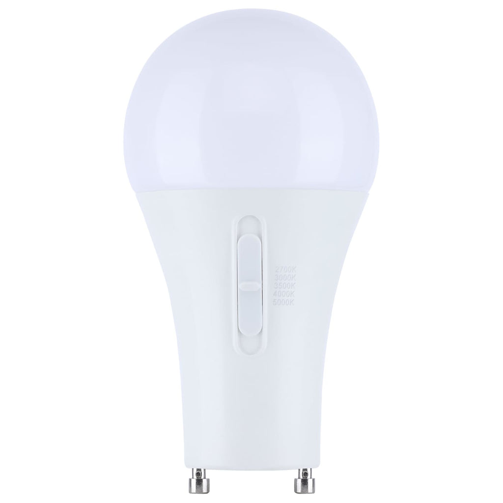 Satco 15.5w LED A19 CCT Selectable GU24 Base 120v Bulb