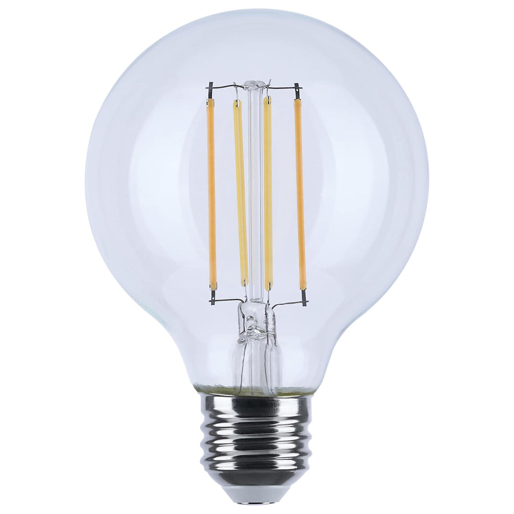 Satco 8w LED G25 3000K-2000K Warm Dimming Medium Base Clear Finish Bulb