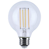 Satco 8w LED G25 3000K-2000K Warm Dimming Medium Base Clear Finish Bulb