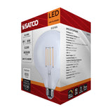 Satco 8w LED G40 3000K-2000K Warm Dimming Medium Base Clear Finish Bulb - BulbAmerica