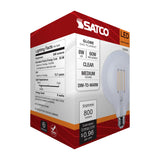 Satco 8w LED G40 3000K-2000K Warm Dimming Medium Base Clear Finish Bulb_1