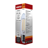 Satco 4.5w LED B11 3000K-2000K Warm Dimming Medium Base Clear Finish Bulb - BulbAmerica