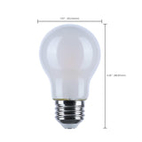 Satco 4.5w LED A15 3000K-2000K Warm Dimming Medium Base Frost Finish Bulb_2