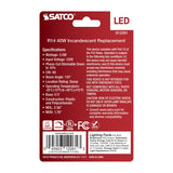 Satco 3.5w R14 LED E17 Intermediate Base 120v 5000K CCT Frosted Finish 120v_1