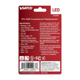 Satco 3.5w R14 LED E26 Medium Base 120v 5000K CCT Frosted Finish Bulb_1