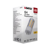 Satco 3w T5 LED 120v Bi Pin G4 Base 3000K Clear Finish Bulb_2