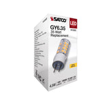 Satco 4.5w T6 LED 120v GY6.35 Base 3000k Clear Finish Bulb_1