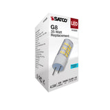 Satco 4.5w T6 LED 120v G8 Base 5000k Clear Finish Bulb_1