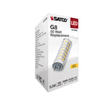 Satco 6.5w T6 LED 120v G8 Base 3000k Clear Finish Bulb_1