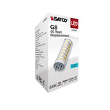 Satco 6.5w T6 LED 120v G8 Base 5000k Clear Finish Bulb_1