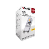 Satco 2w T4 LED 120v G9 Base 3000k Clear Finish Bulb_1