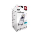 Satco 2w T4 LED 120v G9 Base 5000k Clear Finish Bulb_1