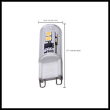 Satco 2w T4 LED 120v G9 Base 5000k Clear Finish Bulb_3