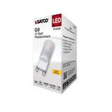 Satco 2w T4 LED 120v G9 Base 3000k Frosted Finish Bulb_2