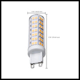 Satco 6.5w T6 LED 120v G9 Base 3000k Clear Finish Bulb_3