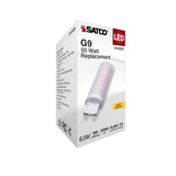 Satco 6.5w T6 LED 120v G9 Base 3000k Frosted Finish Bulb_1