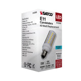 Satco 5w T6 LED 120v E11 Base 5000k Clear Finish Bulb_2