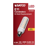 Satco 6.5w T6 LED 120v E11 Base 3000k Clear Finish Bulb - BulbAmerica