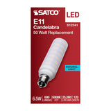 Satco 6.5w T6 LED 120v E11 Base 5000k Frosted Finish Bulb - BulbAmerica