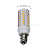 Satco 5w T6 LED 120v E12 Base 3000k Clear Finish Bulb_3