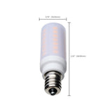 Satco 5w T6 LED 120v E12 Base 5000k Frosted Finish Bulb_3