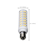 Satco 6.5w T6 LED 120v E12 Base 5000k Clear Finish Bulb_3
