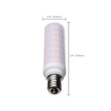 Satco 6.5w T6 LED 120v E12 Base 3000k Frosted Finish Bulb_3