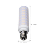 Satco 6.5w T6 LED 120v E12 Base 5000k Frosted Finish Bulb_3
