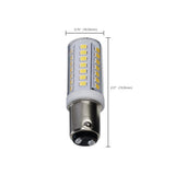 Satco 5w T6 LED 120v DC Base 5000k Clear Finish Bulb_3