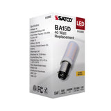 Satco 5w T6 LED 120v DC Base 3000k Frosted Finish Bulb_2