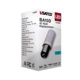 Satco 5w T6 LED 120v DC Base 5000k Frosted Finish Bulb_2